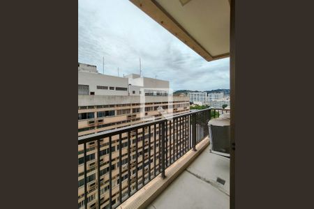 Varanda da Sala de apartamento para alugar com 2 quartos, 75m² em Praça da Bandeira, Rio de Janeiro