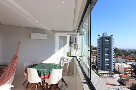 Varanda da Sala  de apartamento à venda com 4 quartos, 150m² em Boa Vista, Porto Alegre
