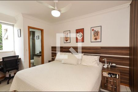 Suíte de apartamento à venda com 3 quartos, 95m² em Sagrada Família, Belo Horizonte