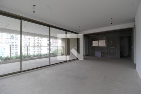 Sala/Cozinha de apartamento à venda com 3 quartos, 221m² em Indianópolis, São Paulo