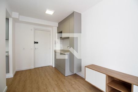 Sala e Cozinha de kitnet/studio para alugar com 1 quarto, 27m² em Pinheiros, São Paulo