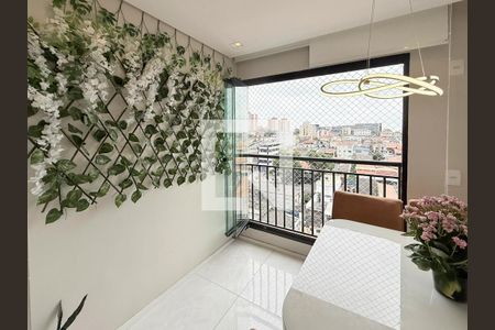 Varanda da Sala de apartamento à venda com 2 quartos, 45m² em Centro, Diadema