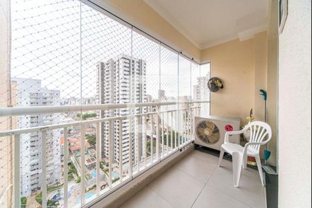 Varanda da Sala de apartamento à venda com 2 quartos, 60m² em Campestre, Santo André