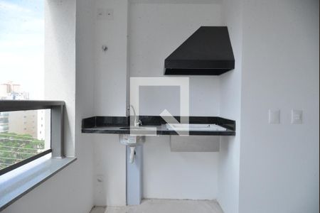 Varanda gourmet de apartamento à venda com 3 quartos, 134m² em Jardim, Santo André