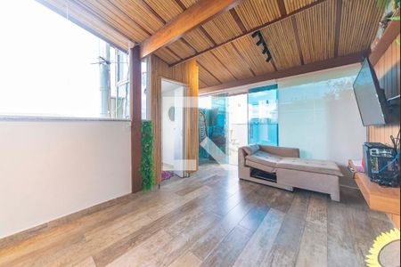 Sala de apartamento à venda com 3 quartos, 106m² em Vila Guarani, Santo André