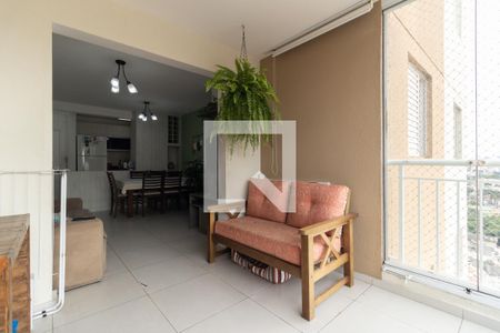 Varanda da Sala de apartamento à venda com 3 quartos, 69m² em Vila das Merces, São Paulo
