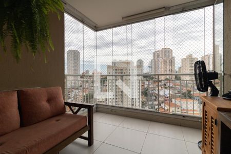 Varanda da Sala de apartamento à venda com 3 quartos, 69m² em Vila das Merces, São Paulo