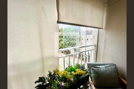 Varanda da Sala de apartamento à venda com 2 quartos, 59m² em Vila Rosalia, Guarulhos