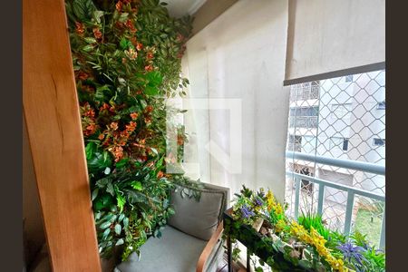 Varanda da Sala de apartamento à venda com 2 quartos, 59m² em Vila Rosalia, Guarulhos