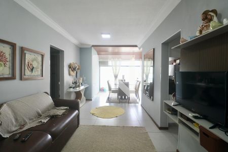 Sala de apartamento para alugar com 2 quartos, 74m² em Morro do Maluf, Guarujá