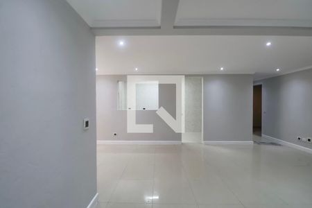 Sala de apartamento para alugar com 3 quartos, 135m² em Morro do Maluf, Guarujá