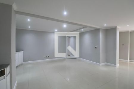 Sala de apartamento para alugar com 3 quartos, 135m² em Morro do Maluf, Guarujá