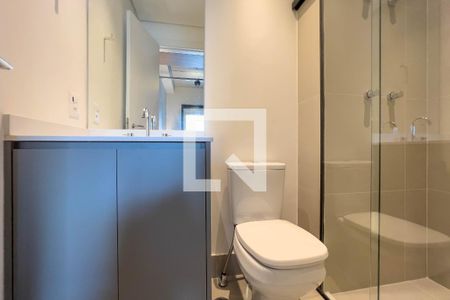 Banheiro de kitnet/studio para alugar com 1 quarto, 37m² em Vila Mariana, São Paulo