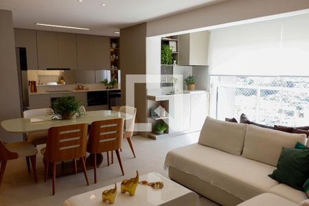 sala de apartamento à venda com 2 quartos, 84m² em Adalgisa, Osasco