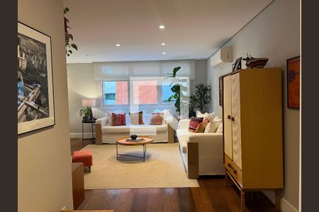 Sala de apartamento para alugar com 3 quartos, 142m² em Pinheiros, São Paulo