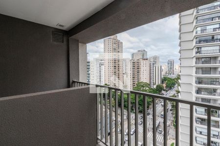 Varanda de kitnet/studio para alugar com 1 quarto, 30m² em Brooklin, São Paulo
