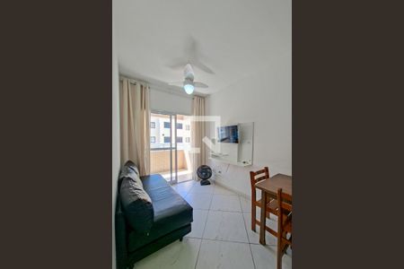 Sala de apartamento para alugar com 1 quarto, 60m² em Cidade Ocian, Praia Grande