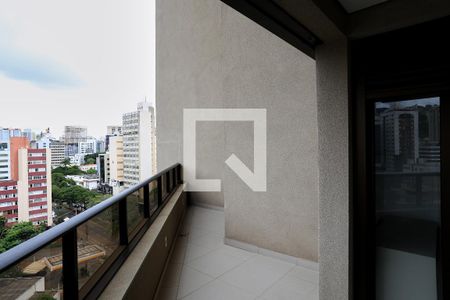 Varanda da Sala de apartamento para alugar com 1 quarto, 51m² em Santa Efigênia, Belo Horizonte