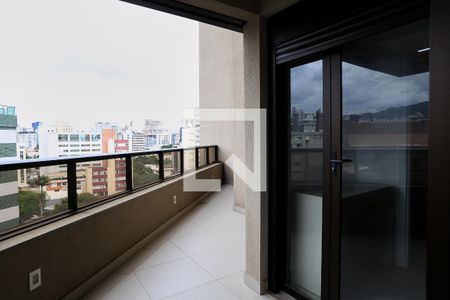 Varanda da Sala de apartamento para alugar com 1 quarto, 51m² em Santa Efigênia, Belo Horizonte
