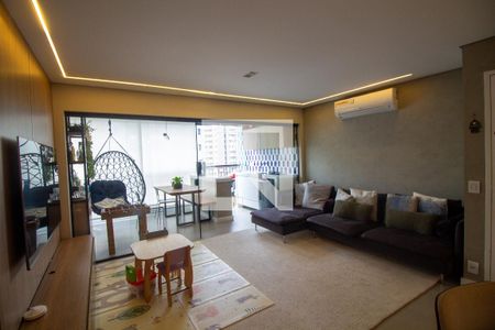 Sala de apartamento à venda com 3 quartos, 110m² em Brooklin, São Paulo