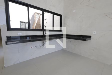 Sala e Cozinha de casa à venda com 3 quartos, 100m² em Vila Camilópolis, Santo André