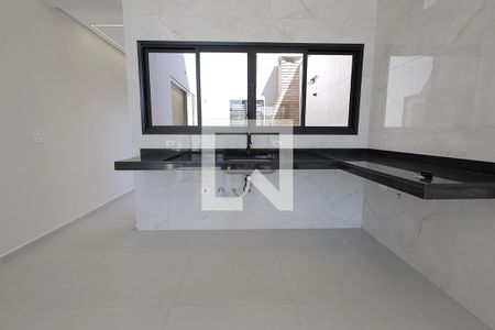 Sala e Cozinha de casa à venda com 3 quartos, 100m² em Vila Camilópolis, Santo André