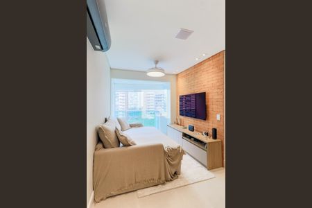 Sala de apartamento para alugar com 1 quarto, 37m² em Santo Amaro, São Paulo