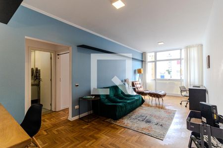 Sala de apartamento para alugar com 1 quarto, 64m² em Vila Buarque, São Paulo