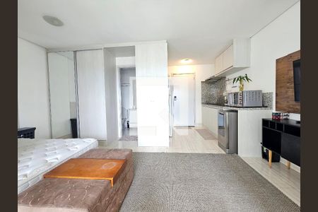 Sala/Quarto de apartamento para alugar com 1 quarto, 35m² em Campo Belo, São Paulo