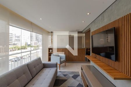 Sala de apartamento à venda com 1 quarto, 54m² em Vila Nova Conceição, São Paulo