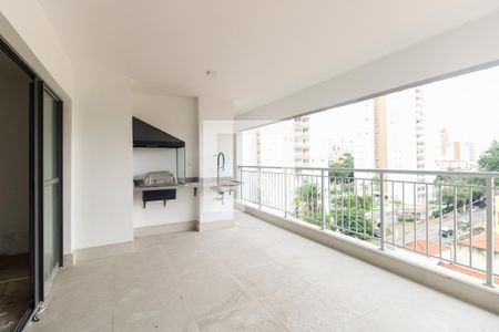 Varanda Gourmet  de apartamento para alugar com 3 quartos, 122m² em Tatuapé, São Paulo