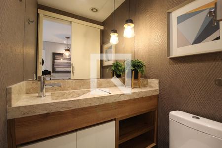 Lavabo de apartamento para alugar com 1 quarto, 57m² em Vila Nova Conceição, São Paulo