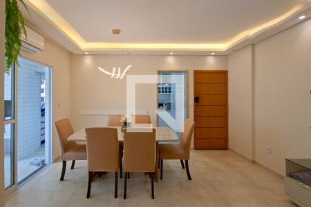 Sala de apartamento para alugar com 3 quartos, 115m² em Canto do Forte, Praia Grande