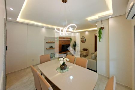 Sala de apartamento para alugar com 3 quartos, 115m² em Canto do Forte, Praia Grande