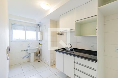 Cozinha e Área de Serviço de apartamento para alugar com 1 quarto, 47m² em Campo Belo, São Paulo