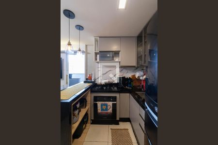Sala e Cozinha  de apartamento para alugar com 2 quartos, 45m² em Vila Dalila, São Paulo