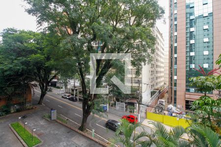 Vista da Varanda da Sala de Estar e Jantar de apartamento para alugar com 3 quartos, 140m² em Jardim Paulista, São Paulo