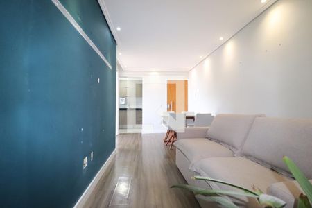Sala de apartamento à venda com 2 quartos, 62m² em Parque Sao Vicente, Santo André