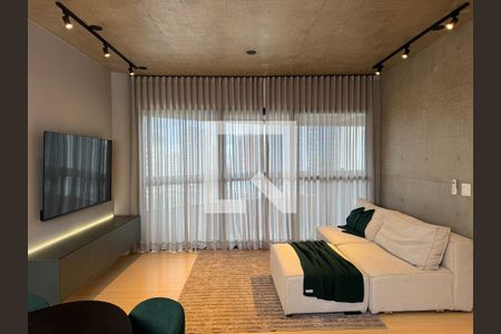 Sala de apartamento à venda com 2 quartos, 85m² em Jardim, Santo André