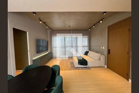 Sala de apartamento à venda com 2 quartos, 85m² em Jardim, Santo André