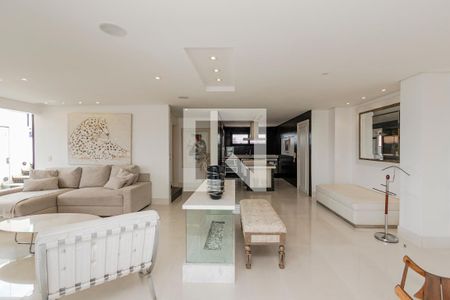 Sala de apartamento à venda com 3 quartos, 198m² em Campo Belo, São Paulo