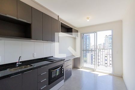 Sala/Cozinha de apartamento para alugar com 1 quarto, 27m² em Campo Belo, São Paulo