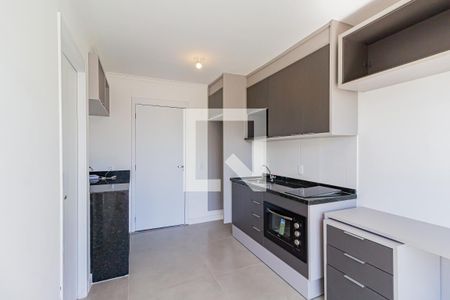 Sala/Cozinha de apartamento para alugar com 1 quarto, 27m² em Campo Belo, São Paulo