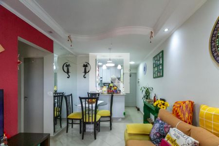 Sala de apartamento à venda com 2 quartos, 55m² em Jardim Colonial, São Bernardo do Campo