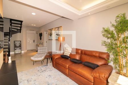 Sala  de apartamento para alugar com 2 quartos, 182m² em Auxiliadora, Porto Alegre