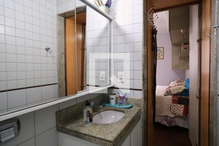 Banheiro da Suíte de apartamento à venda com 3 quartos, 100m² em Silveira, Belo Horizonte