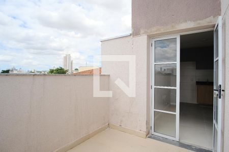 Varanda da sala de apartamento para alugar com 1 quarto, 30m² em Vila Carrão, São Paulo