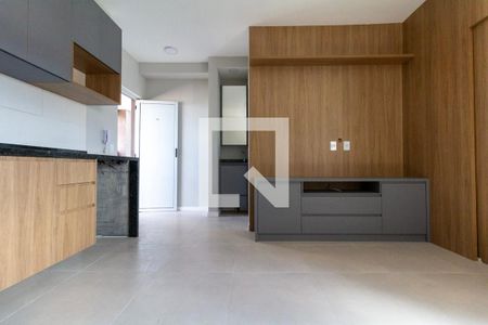 Sala e Cozinha de apartamento para alugar com 1 quarto, 30m² em Vila Carrão, São Paulo