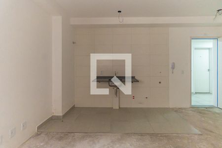 Sala/Cozinha de apartamento à venda com 1 quarto, 30m² em Vila Carrão, São Paulo