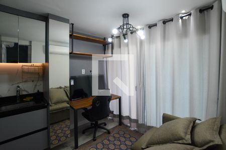 Sala/cozinha de apartamento para alugar com 1 quarto, 37m² em Butantã, São Paulo
